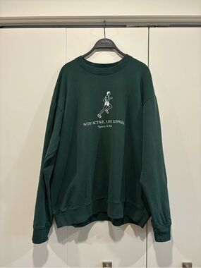 Sporty & Rich Green Crewneck Sweatshirt